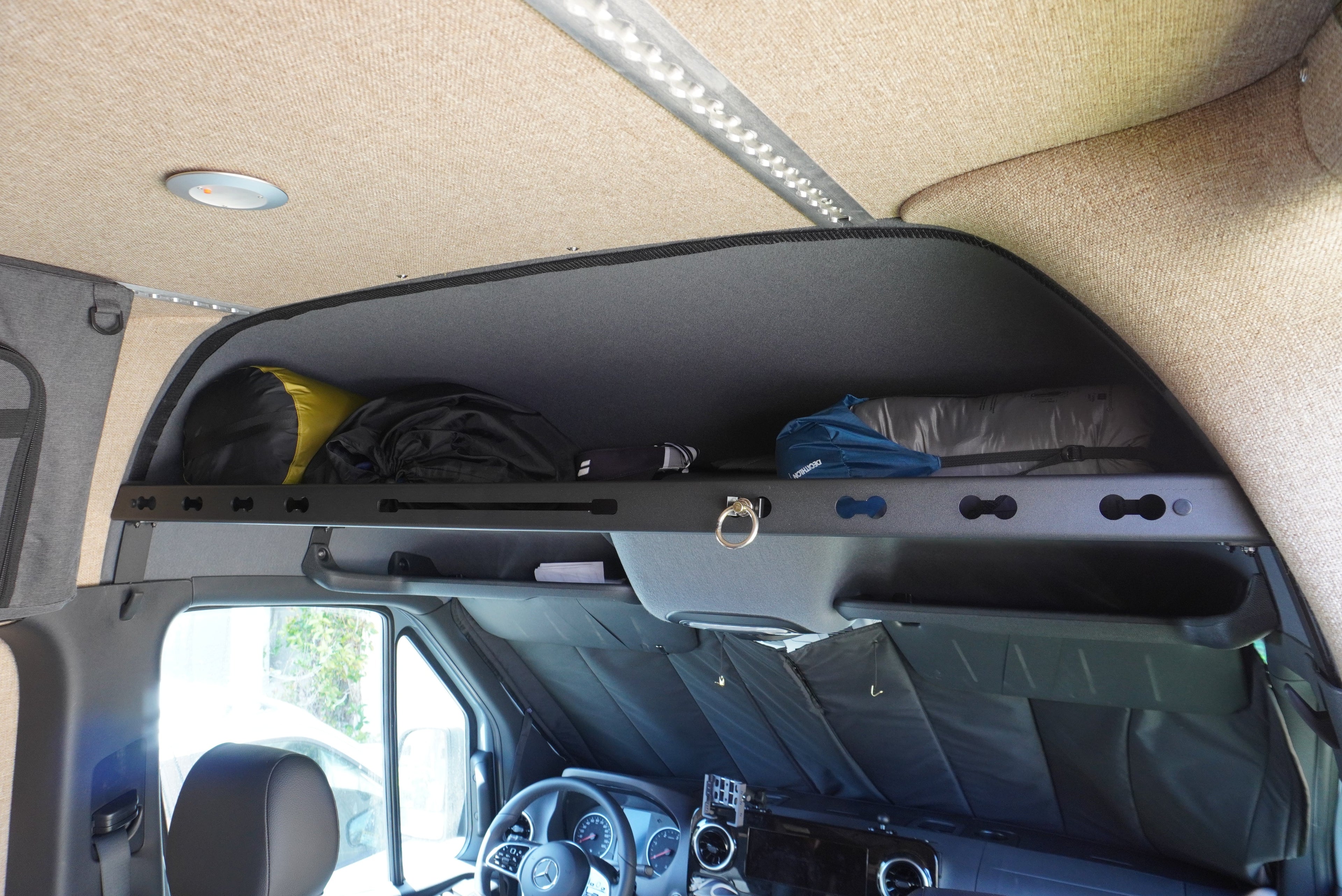 SPRINTER HEADLINER SHELF WITH L TRACK 2019+