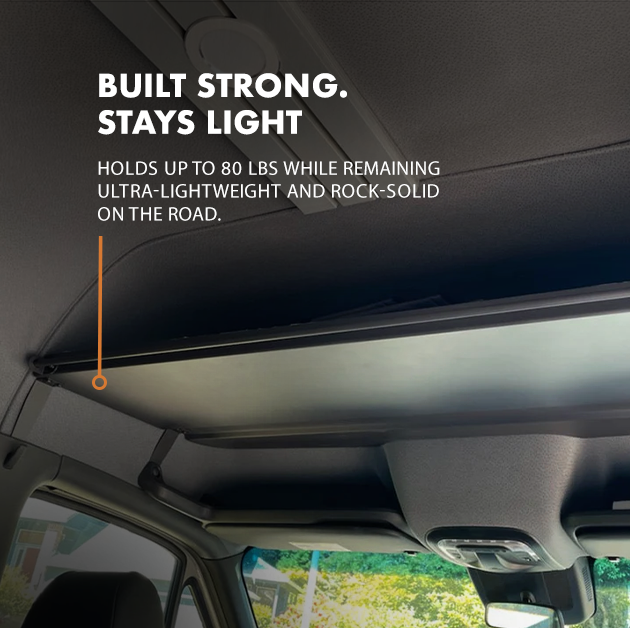 SPRINTER HEADLINER SHELF INCLUDES CURTAIN ROD AND LINER 2019+