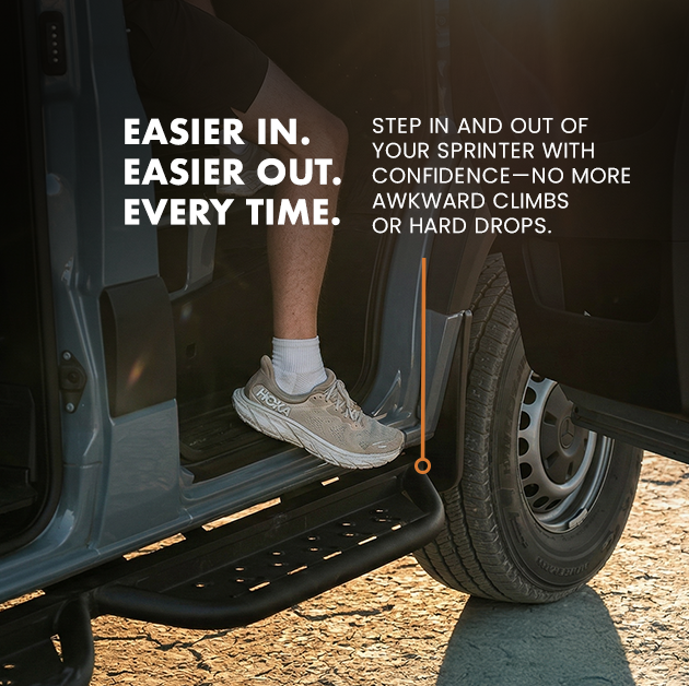 SPRINTER 144" AND 170" SIDE STEPS