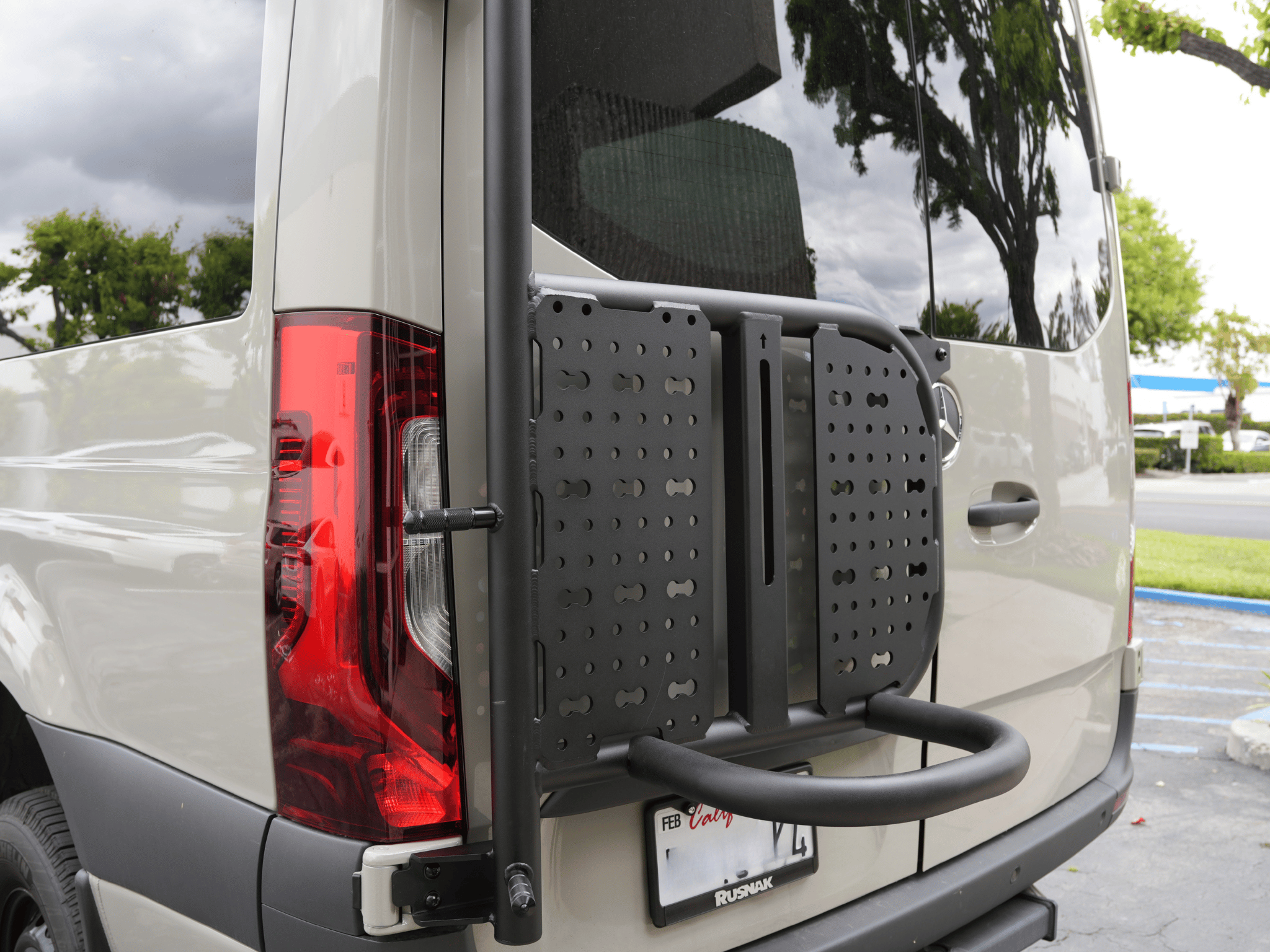 Sprinter Rear Tire Carrier with Molle Panel
