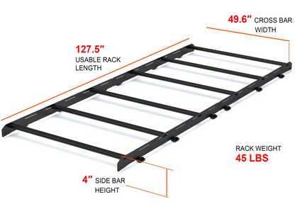 SPRINTER 144&quot; HIGH ROOF STEALTH ROOF RACK