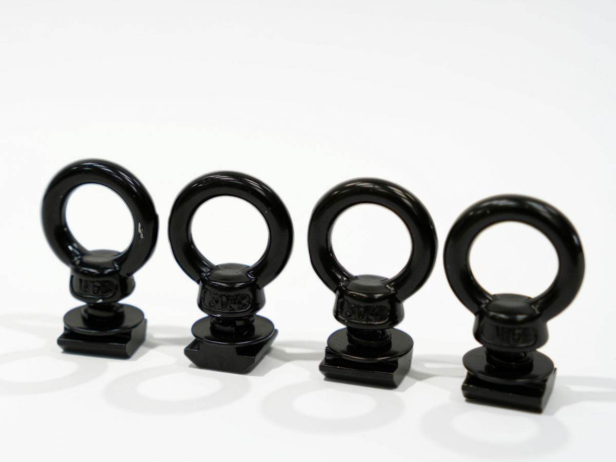 Eye Bolt Hook Rings for Crossbars (4-Pack)