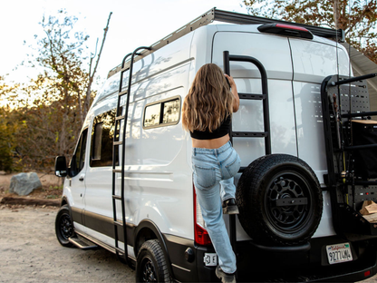 TRANSIT REAR TIRE CARRIER LADDER
