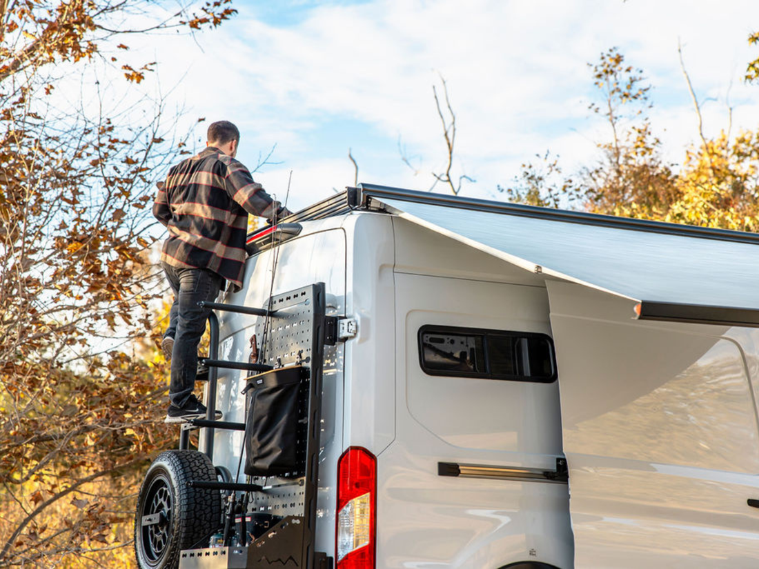 TRANSIT REAR TIRE CARRIER LADDER