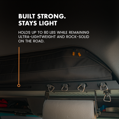 SPRINTER HEADLINER SHELF WITH L TRACK 2019+