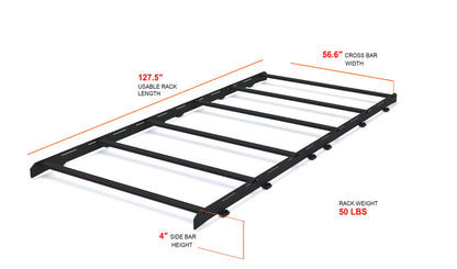 SPRINTER 144&quot; LOW ROOF STEALTH ROOF RACK