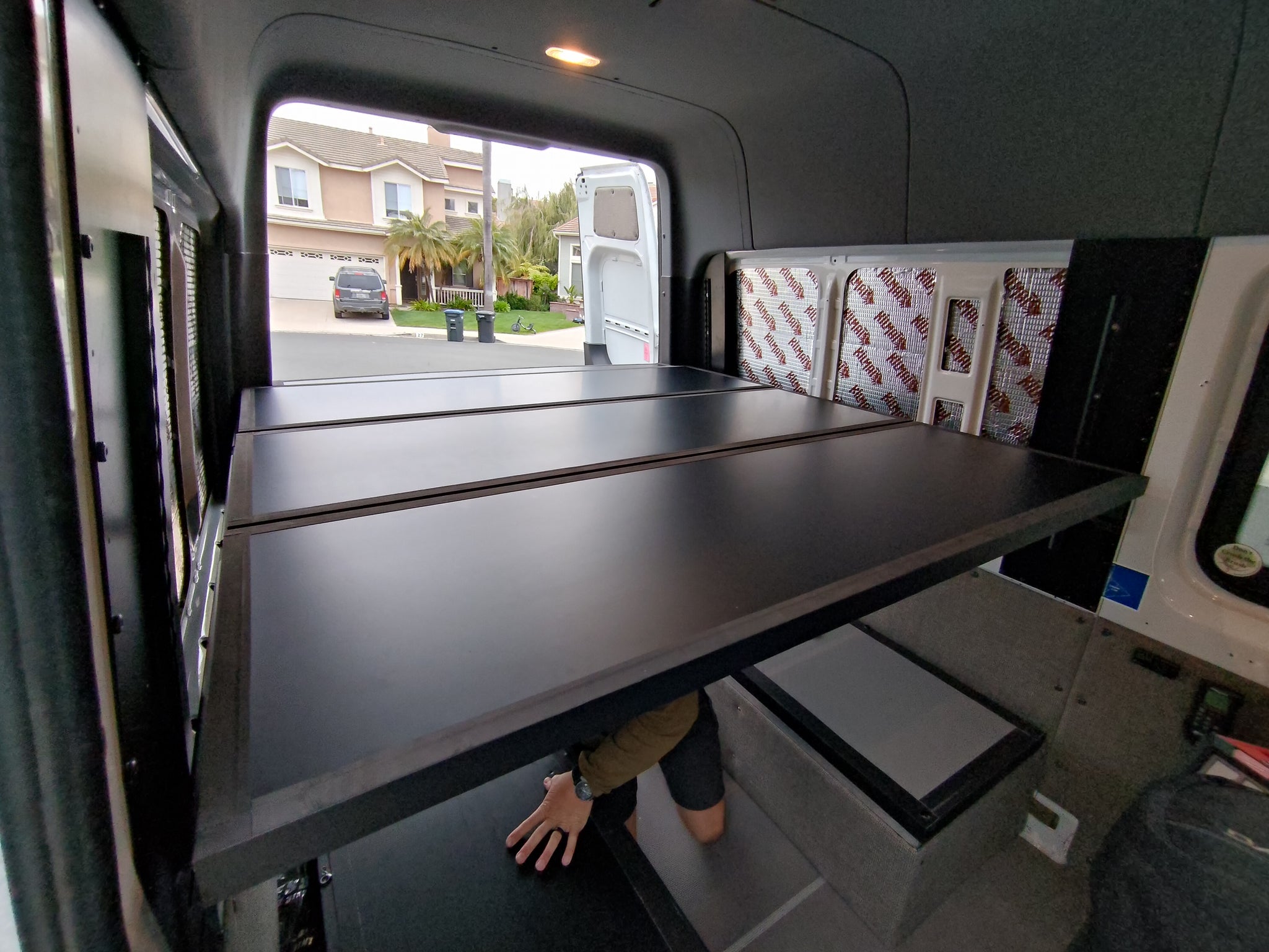 Sprinter Bed SPRINTER VAN PLATFORM BED SYSTEM – White Top Adventures