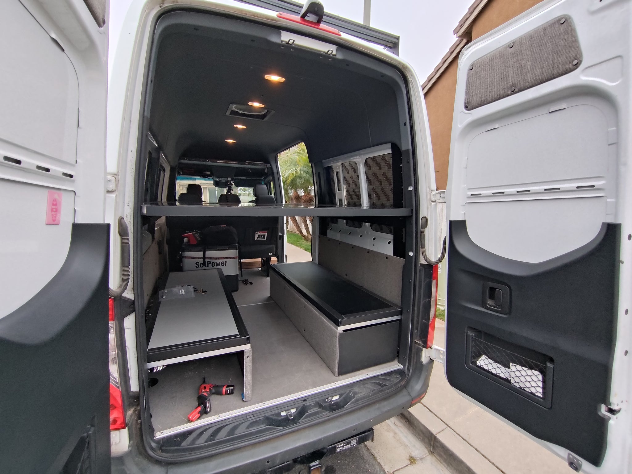 Sprinter Bed SPRINTER VAN PLATFORM BED SYSTEM – White Top Adventures
