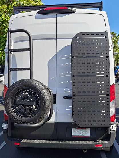 Ford Transit Rear Door Rack | Atlas MOLLE Storage Panel