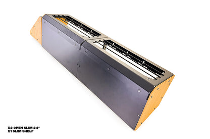 SPRINTER VAN CABINET STASH CAB - 24&quot; OPEN SLIM