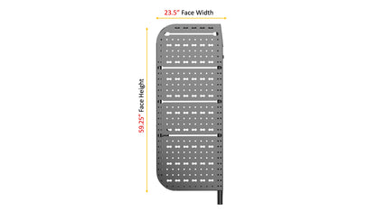 Ford Transit Rear Door Rack | Atlas MOLLE Storage Panel