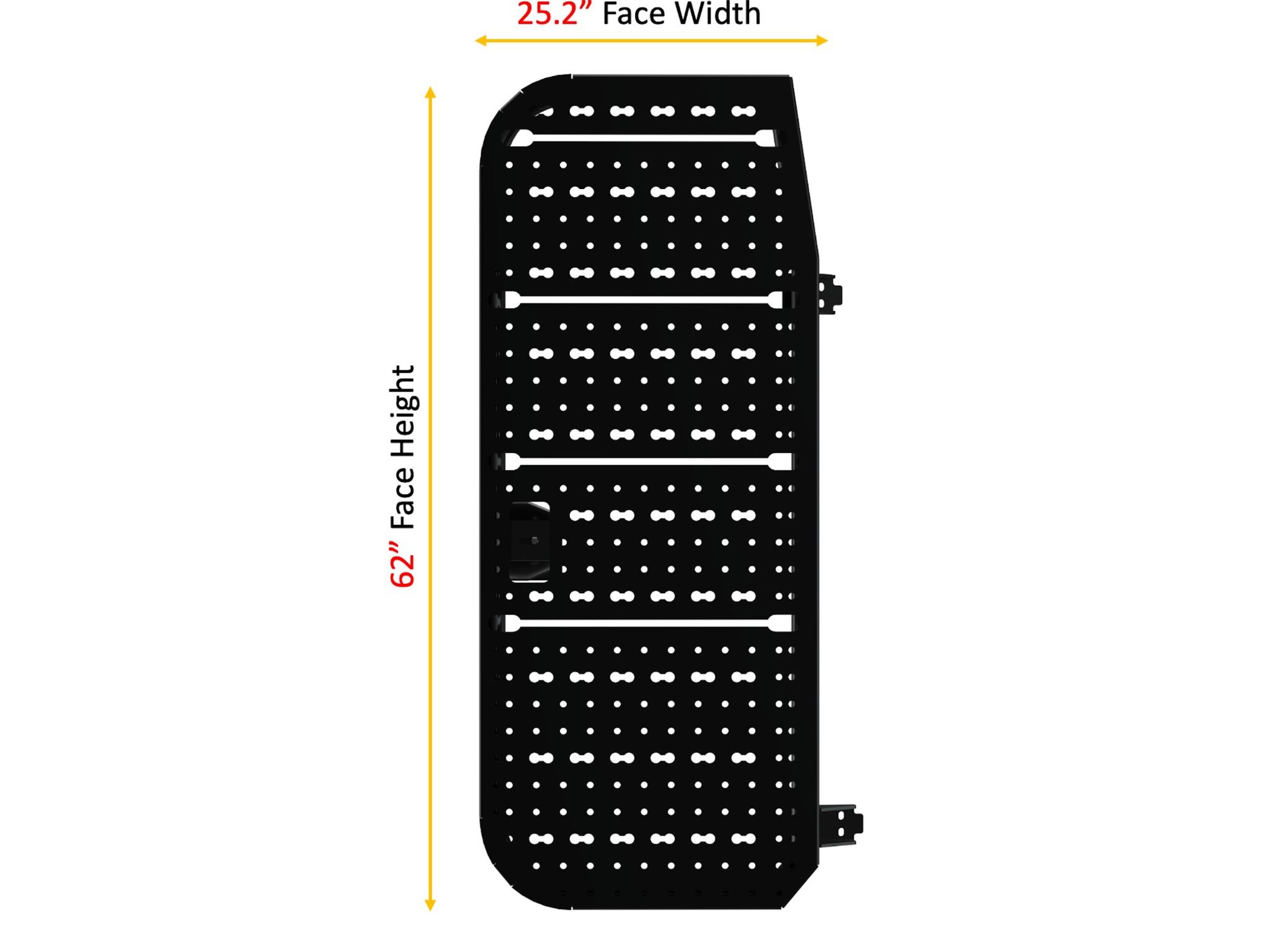 Sprinter Rear Door Atlas Storage Rack | Passenger Side