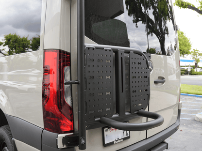 Sprinter Rear Tire Carrier with Molle Panel