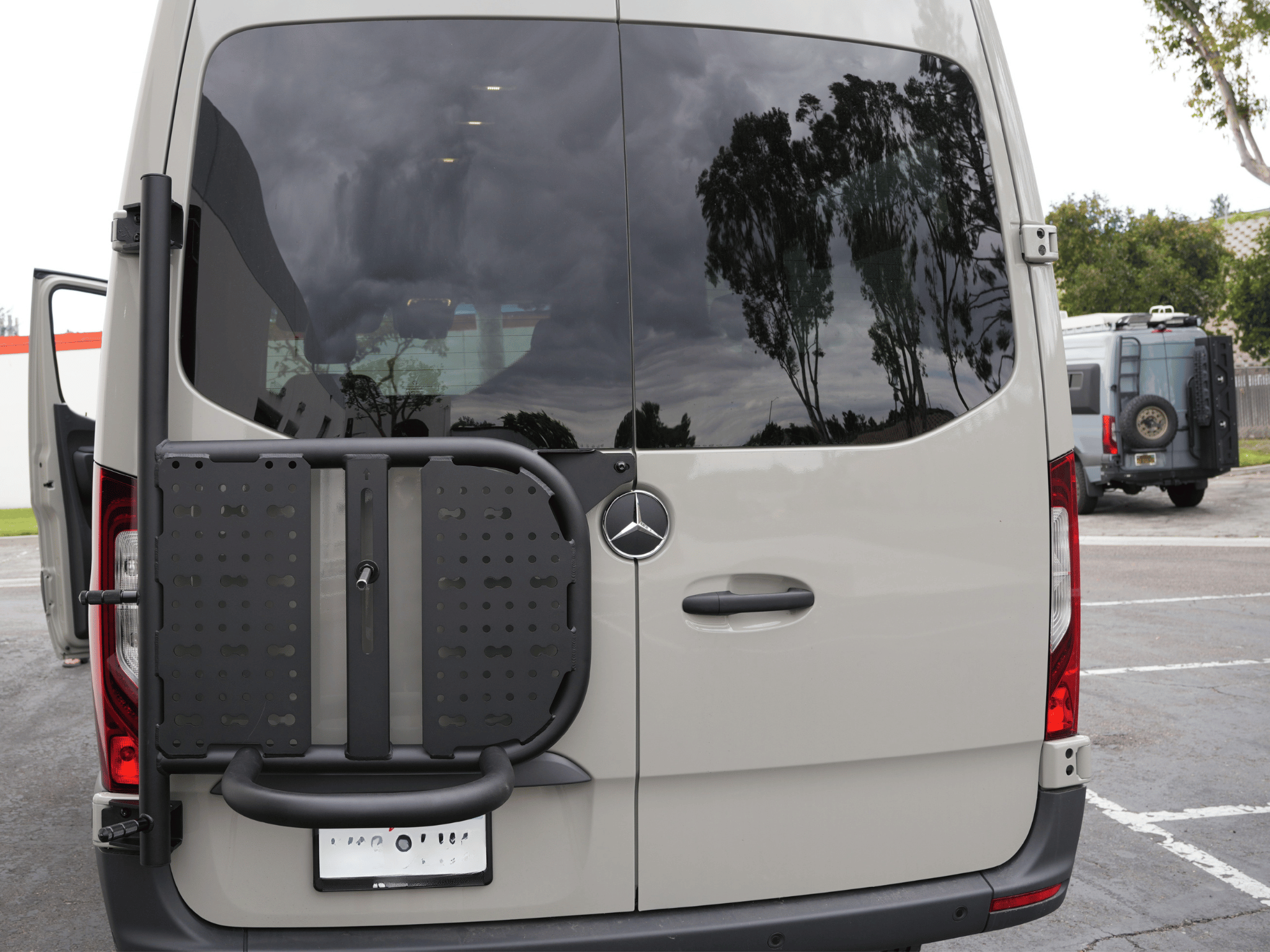 Sprinter Rear Tire Carrier with Molle Panel