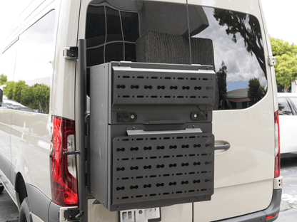 Sprinter Rear Tire Carrier with Molle Panel
