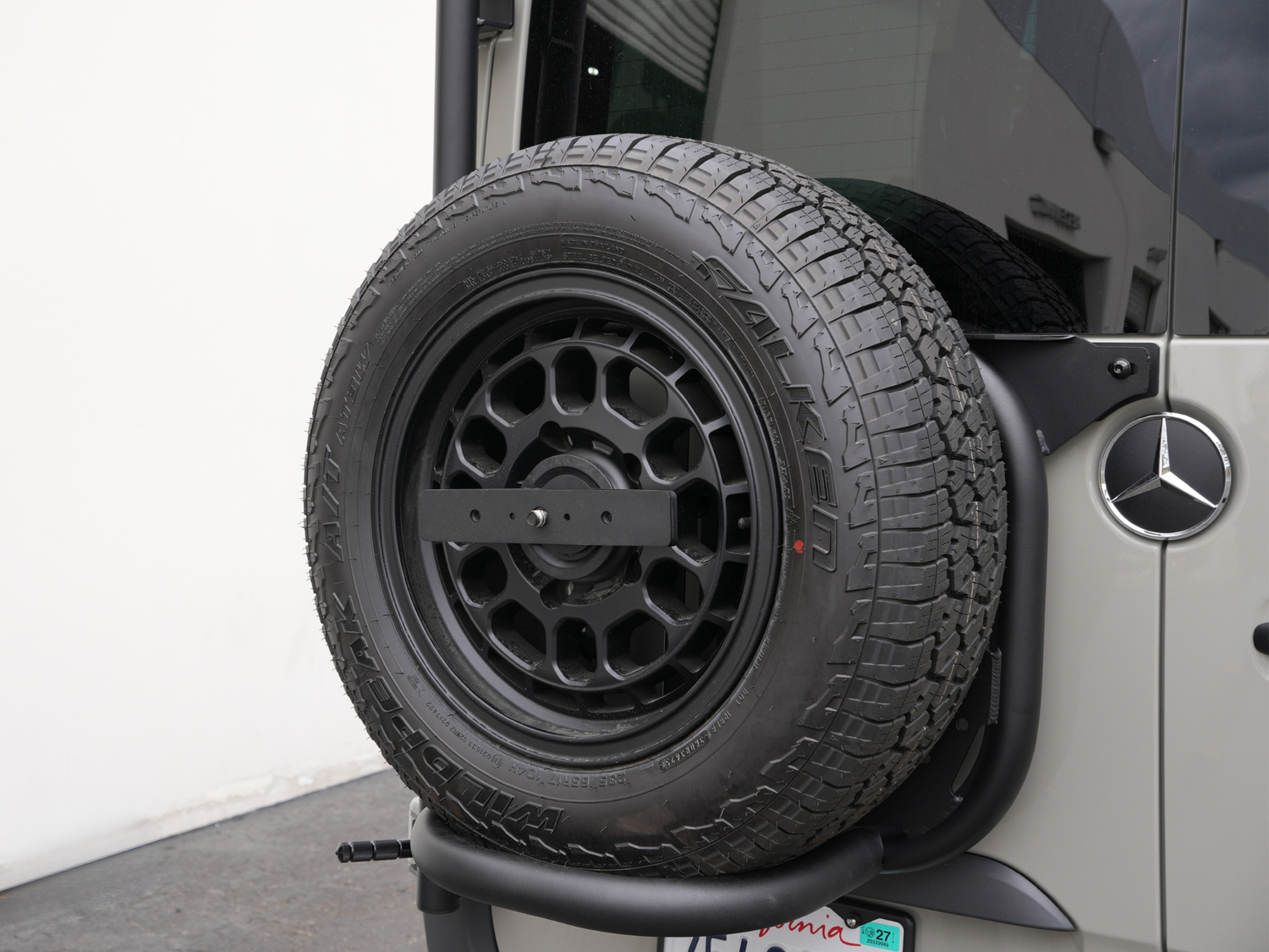 Sprinter Rear Tire Carrier with Molle Panel