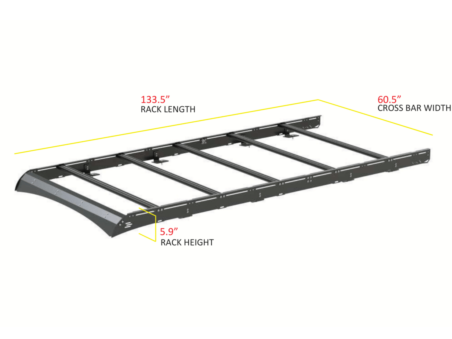 TRANSIT VAN 148&quot; MID ROOF STRATA ROOF RACK