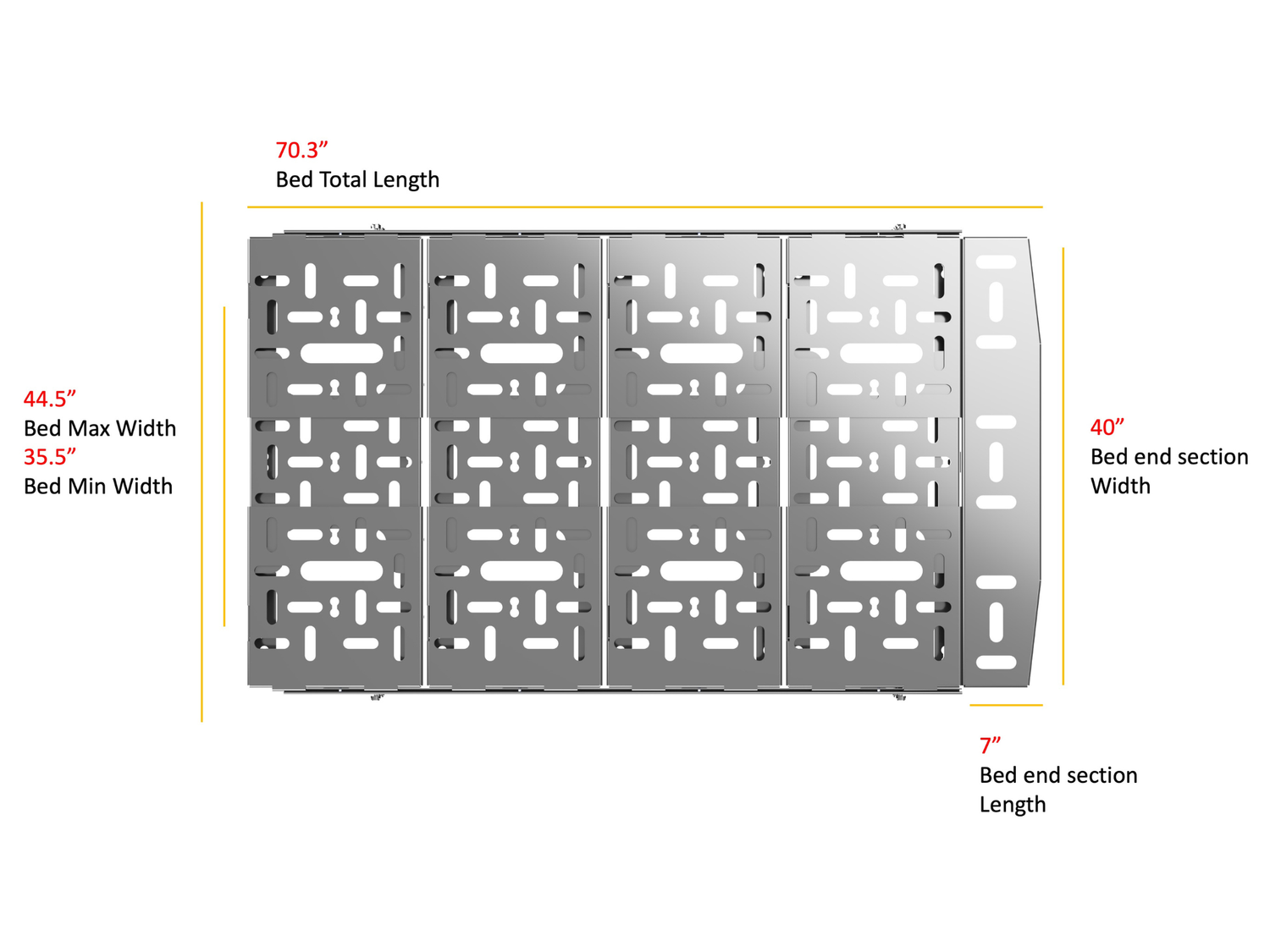 Wheel well box Mini bed for Sprinter, Transit &amp; Promaster