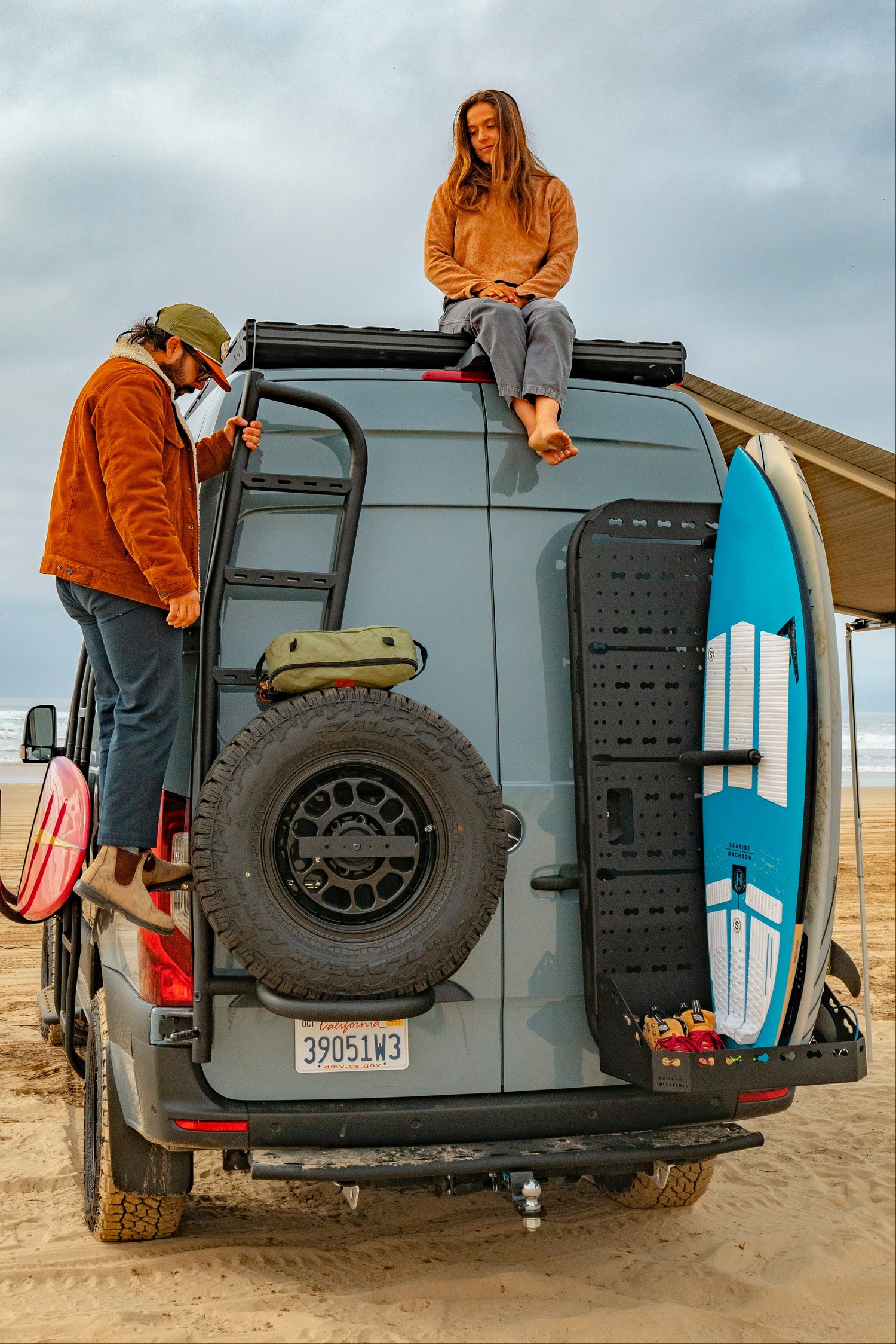 Sprinter Rear Door Atlas Storage Rack | Passenger Side