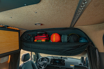 SPRINTER HEADLINER SHELF INCLUDES CURTAIN ROD AND LINER 2019+