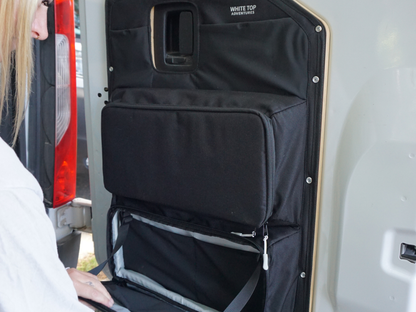 Mercedes Sprinter Rear Door Storage Panels Bundle (Upper, Middle &amp; Lower)