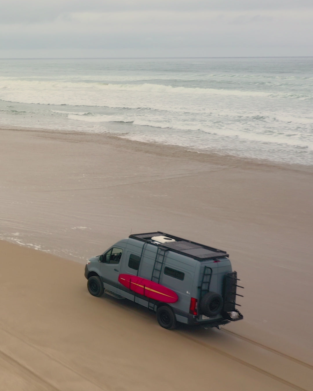 Sprinter Rear Door Atlas Storage Rack | Passenger Side