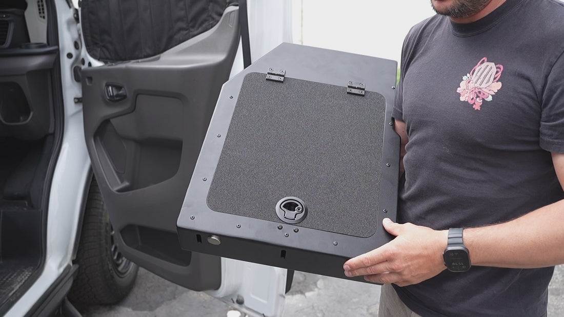Ford Transit Foot Platform &amp; Under Seat Storage Box