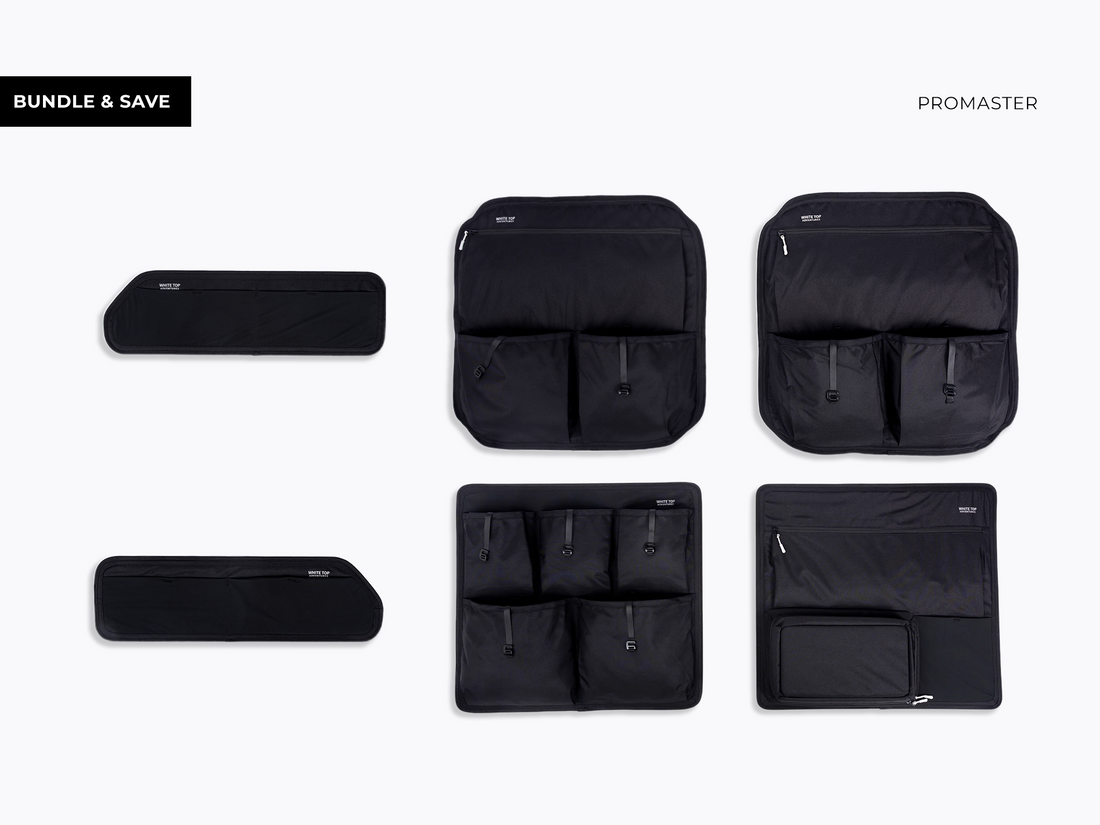 Ram Promaster Rear Door Storage Panels Bundle (Upper, Middle &amp; Lower)