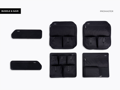 Ram Promaster Rear Door Storage Panels Bundle (Upper, Middle &amp; Lower)