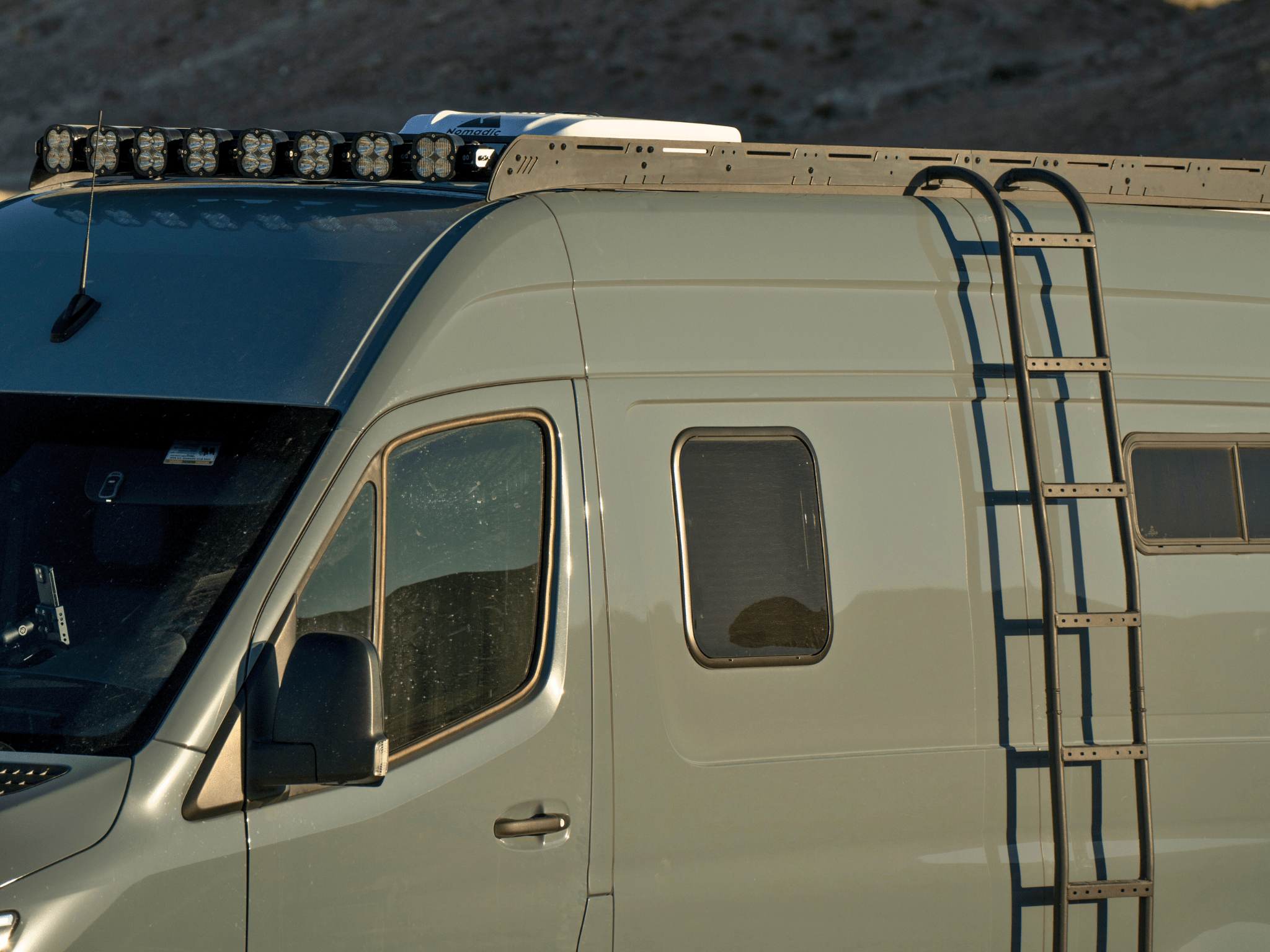 SPRINTER 144&quot; HIGH ROOF STRATA ROOF RACK - White Top Adventures
