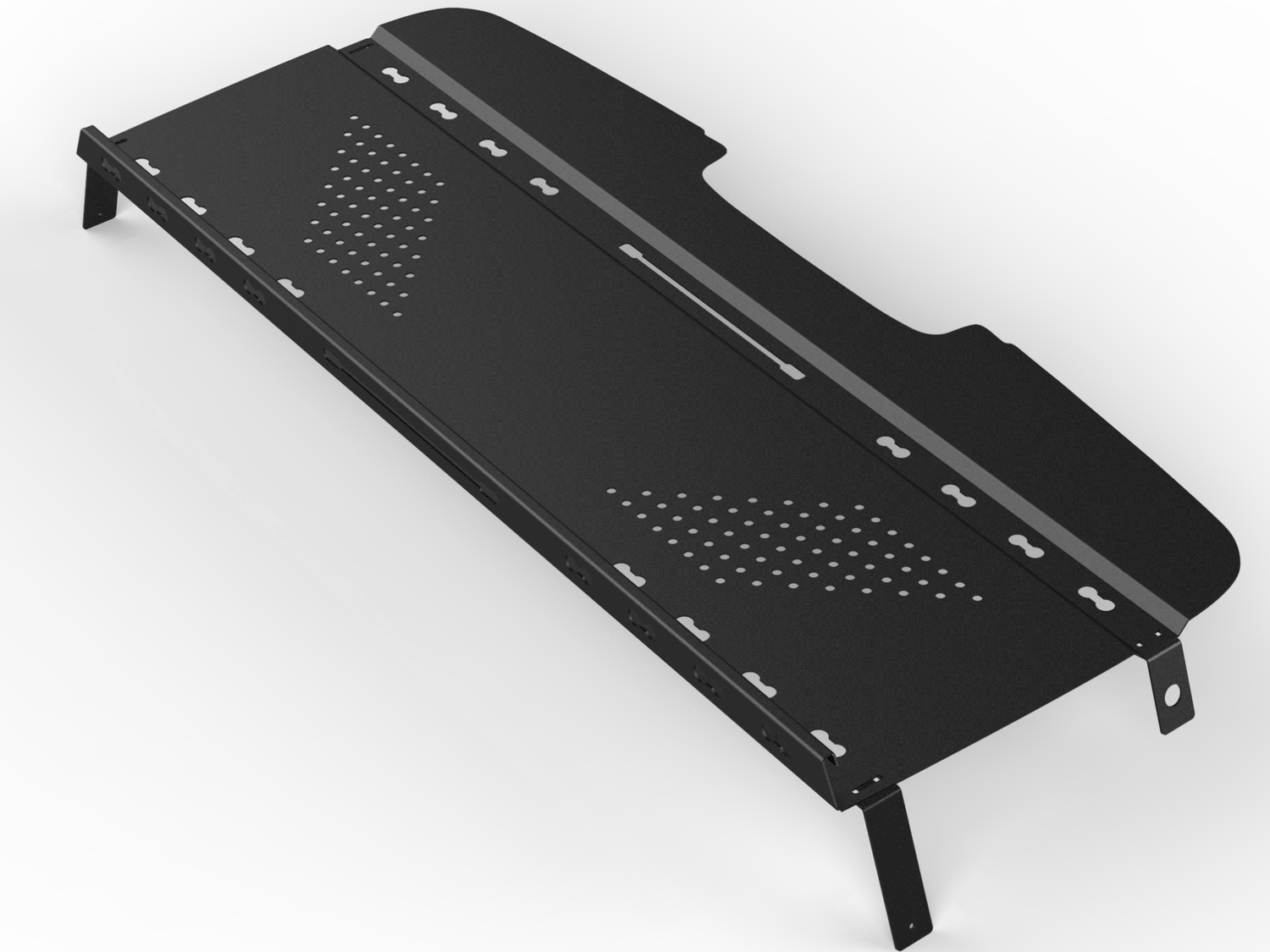 SPRINTER HEADLINER SHELF WITH L TRACK 2019+ - White Top Adventures