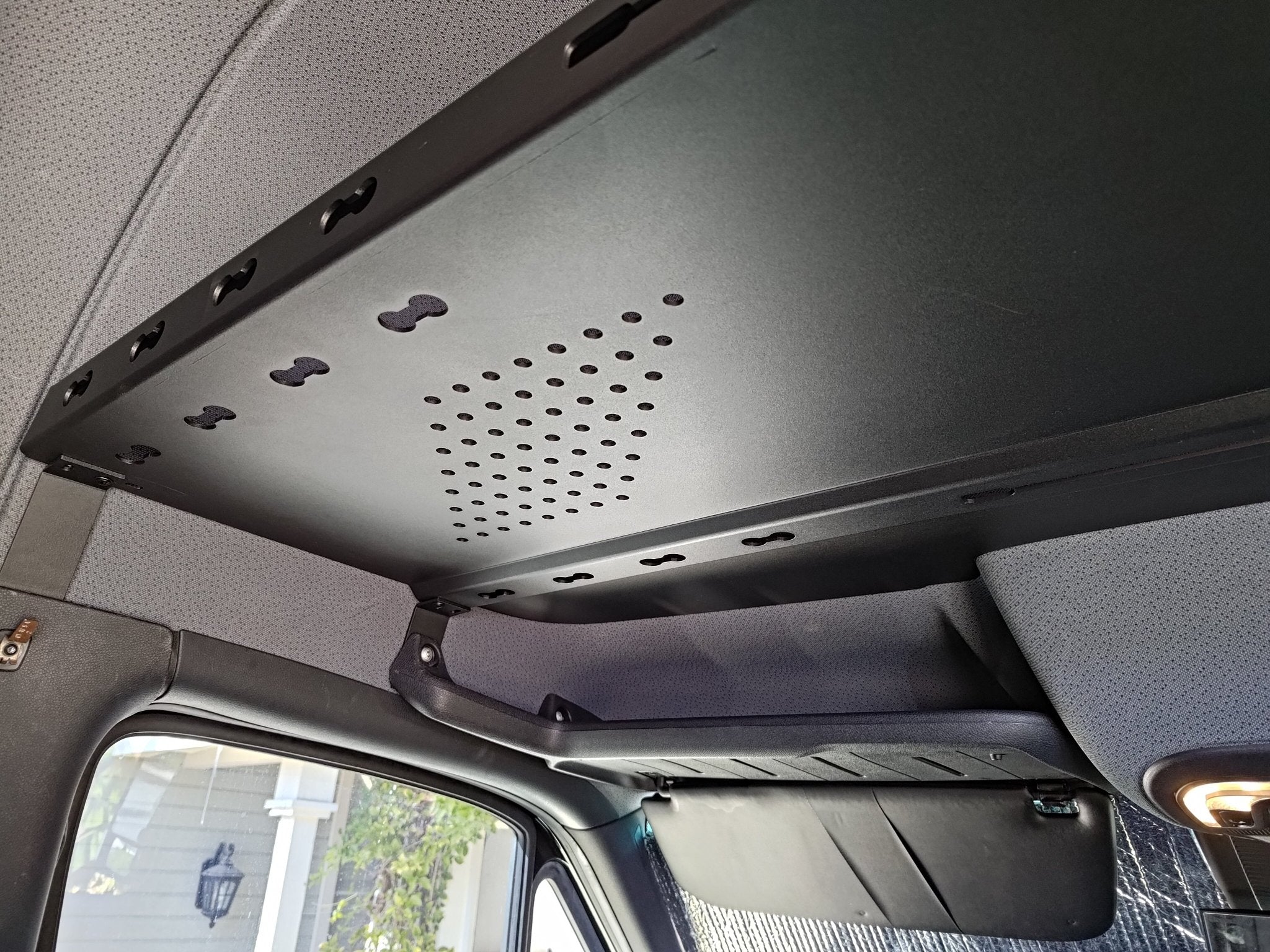 SPRINTER HEADLINER SHELF WITH L TRACK 2019+ - White Top Adventures