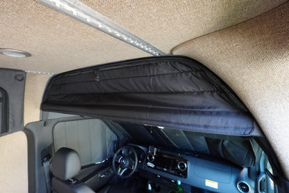 SPRINTER HEADLINER SHELF WITH L TRACK 2019+ - White Top Adventures