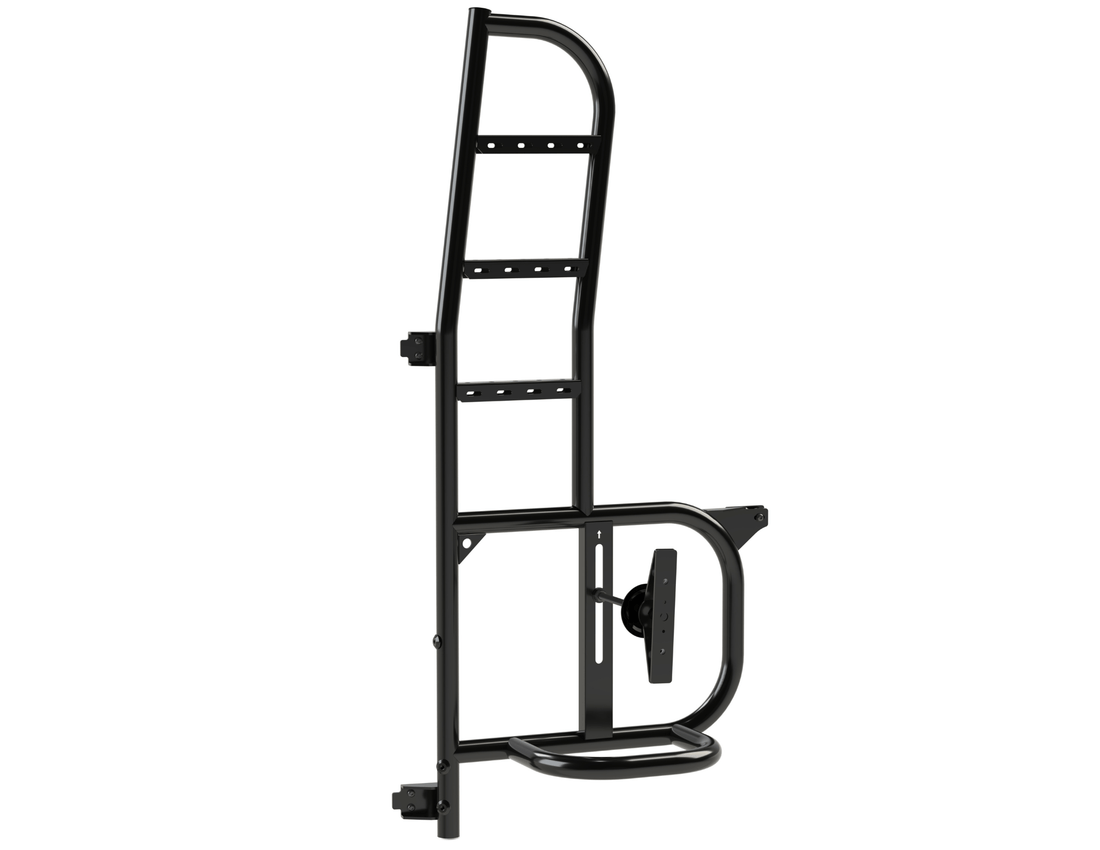 SPRINTER REAR TIRE CARRIER LADDER - White Top Adventures