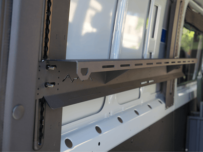 SPRINTER VAN L TRACK ADJUSTABLE BED BRACKETS - White Top Adventures