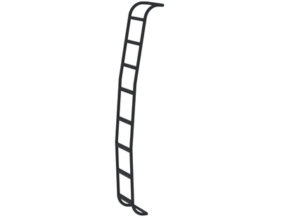 TRANSIT HIGH ROOF SIDE LADDER - White Top Adventures