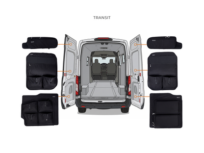 Ford Transit Rear Door Storage Panels Bundle (Upper, Middle &amp; Lower)