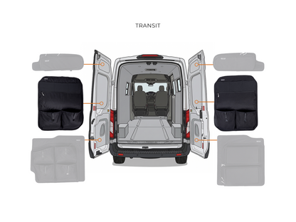 Ford Transit Middle Rear Door Storage Panels (Pair)
