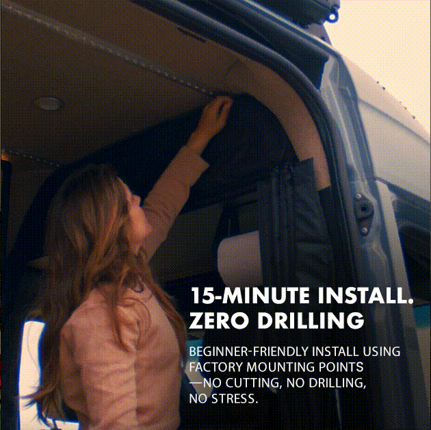 SPRINTER HEADLINER SHELF WITH L TRACK 2019+