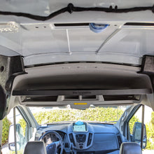 Load image into Gallery viewer, Ford Transit Headliner Shelf With Curtain Rod - Fits Mid and High Roof Vans 2014-2023

