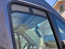 Load image into Gallery viewer, ProMaster Van Screens 2013-Present Bug-out 2.0 cab window vent screen insert. Sold as Sets
