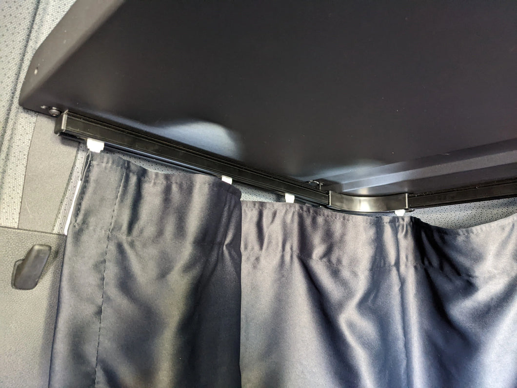 Sprinter Van All Aluminum Headliner Shelf Includes Curtain Rod and Carpet Liner 2019-2023